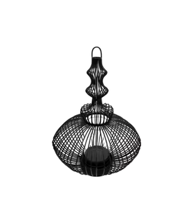 Lanterne de décoration en verre en métal simple faite à la main de luxe avec bougeoir pour les décorations de Noël à bas quantité minimale de commande meilleure vente incroyable - Product Image 6