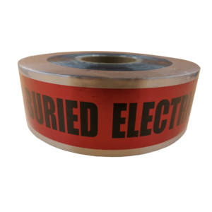 Cinta de precaución opaca de PE personalizada con letras negras en cinta de advertencia de base de plástico rosa sin adhesivo - Product Image 5