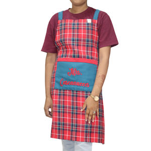 Tablier de cuisine 100% coton de meilleure qualité avec broderie et OEM 100% à un prix abordable - Product Image 6