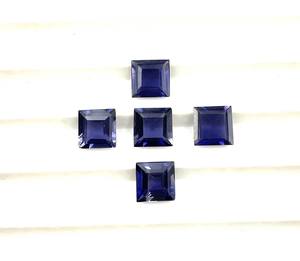 Iolite naturelle certifiée IGI pierre précieuse en vrac 2.50-5 MM pierre précieuse bleue pour la fabrication de bijoux Lot de 2.50-5 MM Iolite bleue - Product Image 4