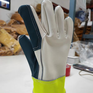 Guantes de seguridad de cuero de látex reflectantes Premium para hombre, transpirables, impermeables, a prueba de fuego, anticorte, soldadura, pantalla táctil de Palma - Product Image 1