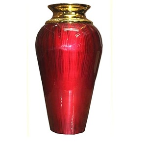 แจกันดอกไม้อลูมิเนียมชุบทองหรูหราทันสมัยทันสมัยของตกแต่งบ้านแจกันดอกไม้ทำจากโลหะสมัยใหม่ - Product Image 6