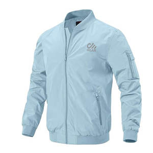 แจ็กเก็ตบอมเบอร์ผู้ชายแจ็คเก็ตผ้าใบทำจากโพลีเอสเตอร์สไตล์ไฮสตรีทสำหรับฤดูหนาว - Product Image 3