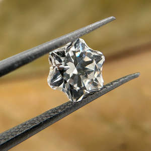 Diamant de laboratoire taille fleur, certifié IGI, clarté VS, pour la fabrication de bijoux, diamants en vrac pour pendentifs, bagues, boucles d'oreilles - Product Image 2