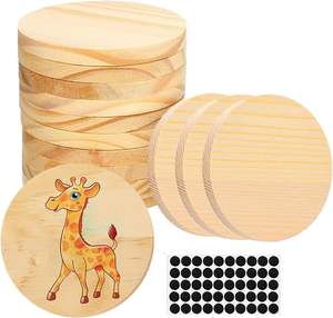 Sous-verres en bois de chêne de qualité supérieure avec un design moderne, écologiques, personnalisés pour la maison, les restaurants, finition polie, tapis, coussinets - Product Image 1