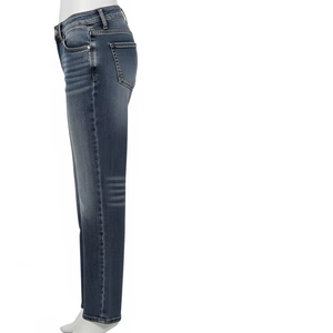 Pantalones Vaqueros de Mezclilla Lavados Metálicos de Secado Rápido con Spandex, Algodón Elástico, Ajuste Duradero, Ropa Casual de Moda para Hombres y Mujeres - Product Image 5