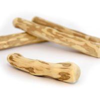 Jouet à mâcher pour chien pour chiots Jouet à mâcher en bois avec corde pour chien Java Coffee Chew MS ANNA