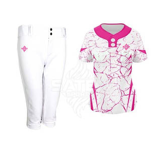 Uniformes de Softbol Sublimados Personalizados de Primera Calidad, Transpirables, de Secado Rápido, Impresión a Todo Color, Colores y Tallas Personalizadas, 100% Poliéster - Product Image 6