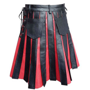 Meilleur Kilt en cuir traditionnel musical au design personnalisé pour dames Dernier design Votre propre logo Kilt en cuir pour femmes - Product Image 4