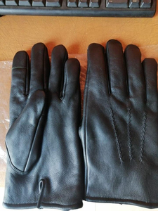 Gants de conduite pour hommes, matériau souple en peau d'agneau pour femmes, gants de conduite en cuir fin, élégants et cousus. - Product Image 3