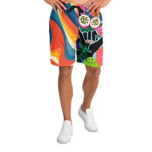 Pantalones cortos de sublimación con estampado de moda de verano, pantalones cortos de malla para hombre, pantalones cortos con cintura elástica hechos en Pakistán/pantalones cortos de malla cortos de verano - Product Image 1