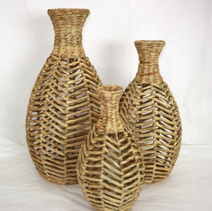 El mejor precio para jarrón de flores de jacinto de agua para decoración del hogar jarrones sostenibles hechos a mano naturales de estilo Vintage moderno - Product Image 2