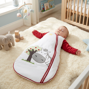 Saco de Dormir para Bebé de Diseño Animal, Tejido con 100% Algodón Orgánico, Transpirable y Ecológico, con Cierre Bidireccional, Personalizable (OEM/ODM) - Product Image 2