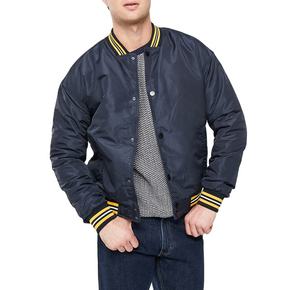 Chaqueta Varsity de Invierno Personalizada OEM, Color Retro, Moda, Satén Acanalado, Puños Elásticos, para Hombre, Venta al por Mayor, Corte Regular - Product Image 1