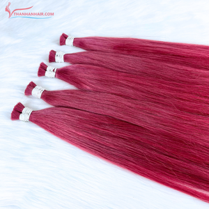 Meilleur prix liste vierge couleur naturelle 100% extensions de cheveux humains droite vietnamienne en vrac cheveux vagues Style toutes les couleurs adaptées - Product Image 2