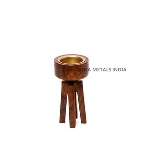 Top Selling Wooden Base and Metal Arabic <b>Incense</b> <b>Holder</b> for Home Decoration and Home <b>Incense</b> - Product Image 2