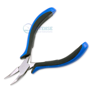 Professional Baby Bent Nose Pliers Stainless Steel 5 Inch Jewelry Making for <b>Wire</b> Wrapping Beading DIY <b>Craft</b> Repair Wholesale - Product Image 3