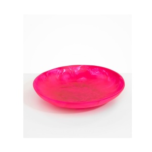 Tazón de resina decorativo diseño elegante hecho a mano aspecto artístico brillante ideal para aperitivos ensalada de frutas o centro de mesa - Product Image 3