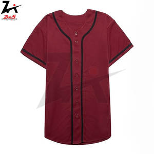 Conjunto de uniforme de béisbol impreso transpirable de alta calidad, ropa de equipo personalizable, precio barato al por mayor, 100% poliéster - Product Image 5