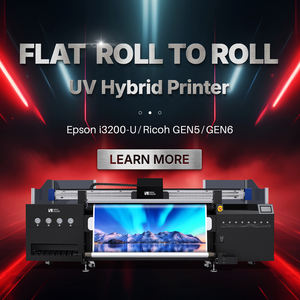 Stampante Ibrida UV Multifunzione Piana e Roll-to-Roll da 3,2m 2m Risoluzione 2400dpi <span class=keywords><strong>CMYK</strong></span> per Materiali PP Carta Kt PVC Modelli I1600 I3200 - Product Image 2