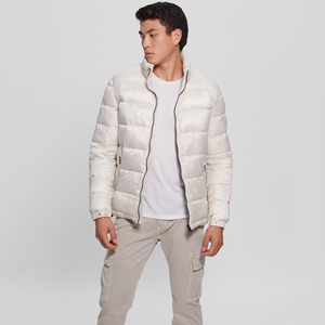 2024 New Arrival Men's <b>Stand</b> Collar Puffer Jacket High Street Light <b>Weight</b> High Quality Winter Hot Sale Customized Logo Printing - Product Image 6