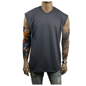 T-shirt de sport sans manches pour homme de qualité supérieure, personnalisé, pour la course à pied, entraînement, séchage rapide, mince, respirant, sans manches pour homme - Product Image 6