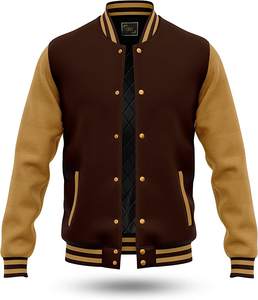 Blousons universitaires Sammy pour hommes en laine, style High Street, brodés sur mesure, imperméables, respirants et coupe-vent, pour l'automne - Product Image 6