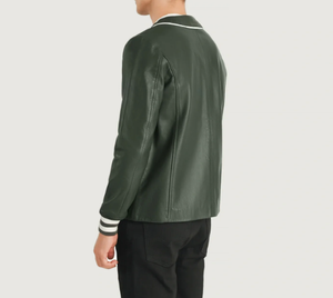 Chaqueta Leatherman Varsity para hombre, nuevo diseño 2025, chaqueta universitaria de béisbol para hombre, chaqueta Varsity hecha a medida de alta calidad - Product Image 5