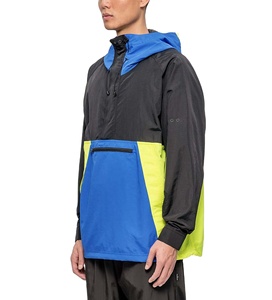 Chaqueta Cortavientos de Nailon Arrugado de Alta Calidad, Chaqueta Impermeable para Ropa Urbana, Decoración con Bordado, Chaqueta Anorak Ligera - Product Image 3