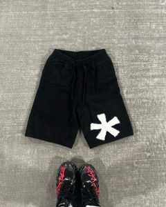 Shorts en coton mohair respirant et tendance, design professionnel, disponibles en différentes couleurs et motifs, vêtements d'usine, demande des clients - Product Image 6