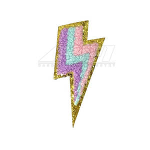 Personalized Chenille Embroidered Patches for Clothing High Quality Chenille Applique Patches for Apparel - Product Image 6