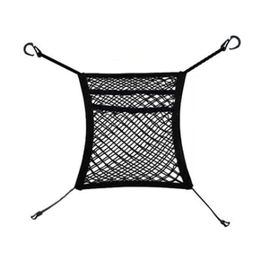 OEM/ODM Anpassbare 3-lagige Autositz-Trennwand mit zwei Taschen und Netz-Organizer für Hunde- und Kindersicherheit mit Aufbewahrungsbeutel - Product Image 1