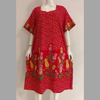 Vestido Batik informal para mujer, vestido tradicional indonesio, cómodo de usar a diario
