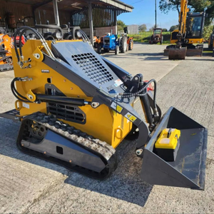 Livraison gratuite bon marché Mini Skid Steer moteur CE EURO5 EPA Skidsteer roue diesel sur chenilles Mini chargeuse sur chenilles pour tout terrain - Product Image 6