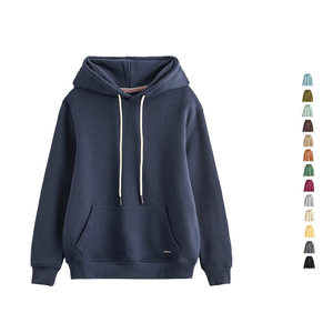 OEM venta al por mayor 100% algodón pulóver sudaderas con capucha peso pesado de gran tamaño logotipo personalizado ropa de entrenamiento para la temporada de otoño - Product Image 6