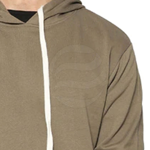 Sweats vierges en éponge française de haute qualité pour hommes Veste zippée personnalisée à capuche Impression bouffante 3D Applique surdimensionnée pour hommes - Product Image 4