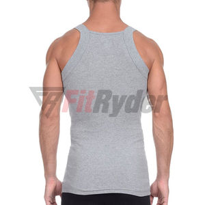 เสื้อกล้ามออกกำลังกายลำลองสำหรับผู้ชายเสื้อถักทอระบายอากาศได้ดี - Product Image 3