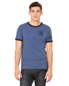 เสื้อยืดคอกลมแขนสั้นผ้าฝ้ายพิมพ์ลายโลโก้ตามสั่งสำหรับคลับ - Product Image 5