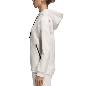 Veste à capuche zippée légère en polaire respirante pour femme, sweat-shirt décontracté à manches longues, design tendance, saison hivernale, ODM - Product Image 3
