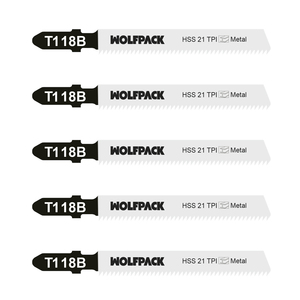 Lama per Sega Circolare per Metallo Spesso, 5 Pezzi, HSS 21 TPI - Product Image 1