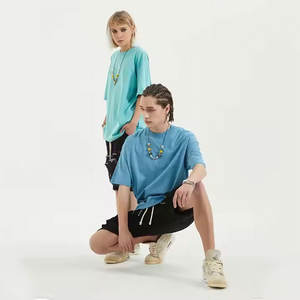 Classic 2025 Oversized Drop-Shoulder Vintage Casual Wear Hombres High Selling Custom Logo T-Shirt 100% Cotton Streetwear - Product Image 4