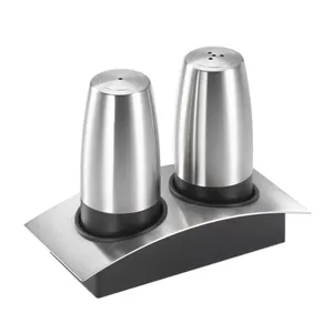 Ensemble de 3 pot à épices outils à épices dernière salière et poivrière en cuivre plaqué salière et poivrière pour le service de table - Product Image 4