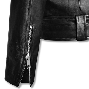 Chaqueta de Cuero Personalizada de Alta Calidad con Bordado Personalizado, Chaquetas de Cuero Holgadas de Nuevo Diseño, Chaqueta de Cuero Entallada para Hombre para Invierno - Product Image 3