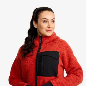 Custom Logo High Quality Unisex Pullover Sweatshirt Winter Solid <b>Sherpa</b> Fleece Breathable <b>Hoodie</b> For Women Comfortable - Product Image 3