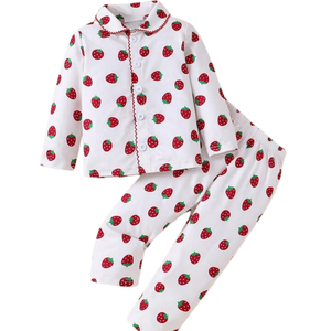 Venta al por mayor de pijamas para niñas, ropa de dormir suave de algodón, proveedor directo de fábrica OEM, exportación global ecológica personalizada - Product Image 5