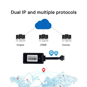 2 Input 1 Analog Output Multiple Location Gps Lbs Wifi 2g Vehicle Gps Tracking Real Time Tracker