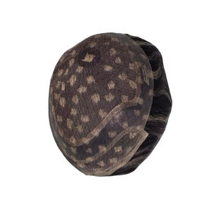 Perruque et toupet 100% cheveux humains, cheveux vierges chinois Remy, prothèse Taz Hair BD Lace Front Water Wave - Product Image 4