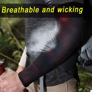 Mangas de Brazo Unisex Resistentes a los Rayos UV, Ecológicas, Control de Humedad, Tejido Elástico de Spandex/Poliéster, Corte Sin Costuras para Deportes al Aire Libre - Product Image 5