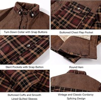 Op maat gemaakte private label heren winter canvas flanellen jas met opstaande kraag, capuchon, milieuvriendelijk, ademend, high street patroon