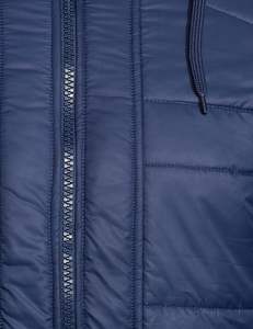 Chaqueta de invierno unisex para hombre, chaqueta acolchada de nailon con relleno de algodón acolchado, manga larga, informal, de longitud estándar, estaciones del monzón - Product Image 5